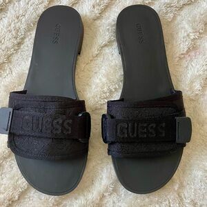 GUESS Charcoal Slide‎ Sandals